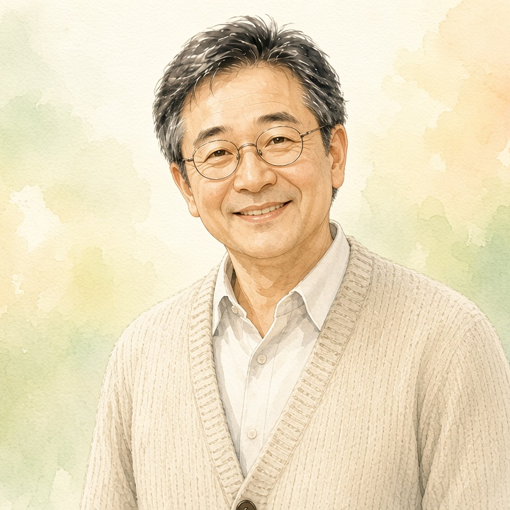 陽向まもるの似顔絵イラスト